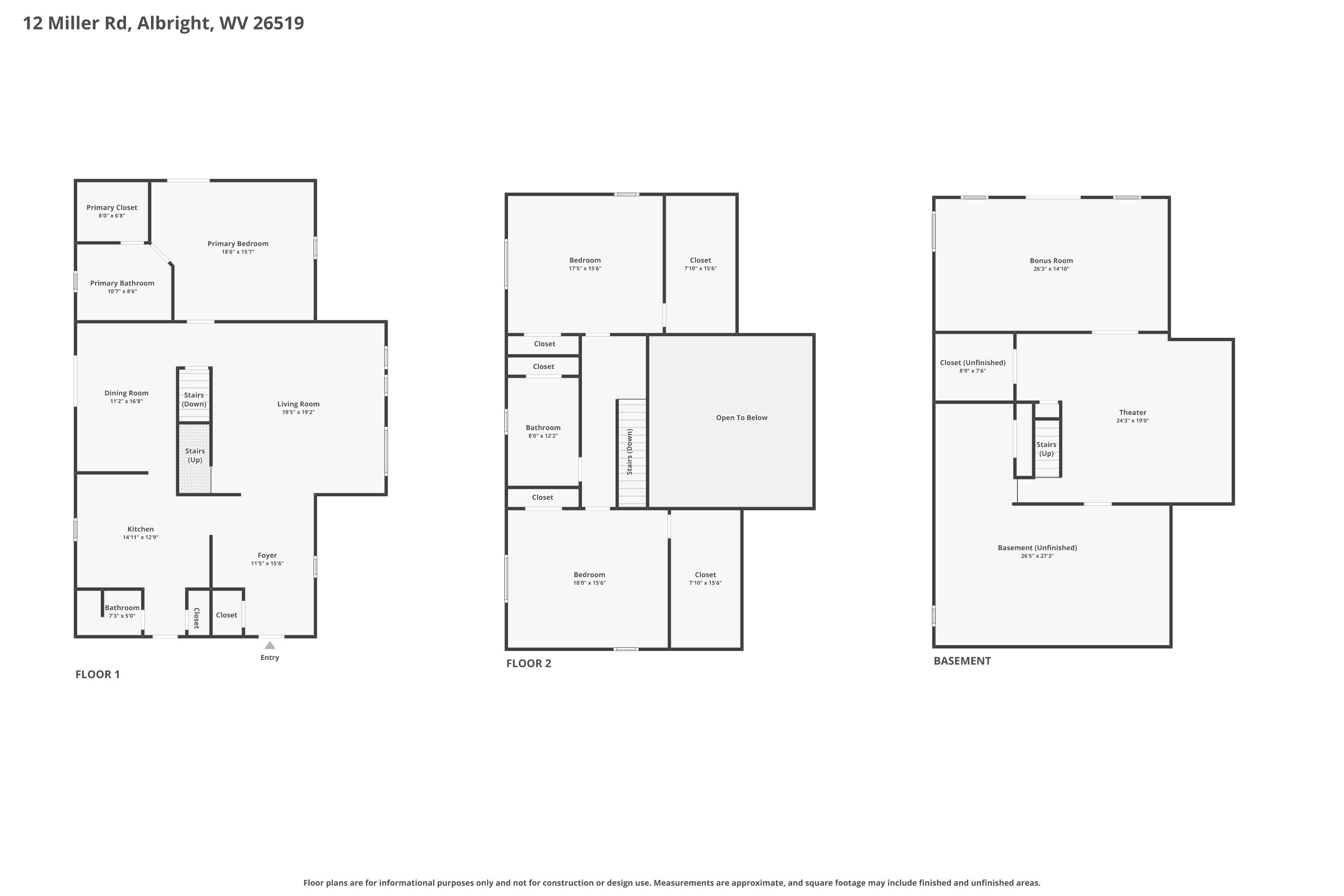 All Floor Plans